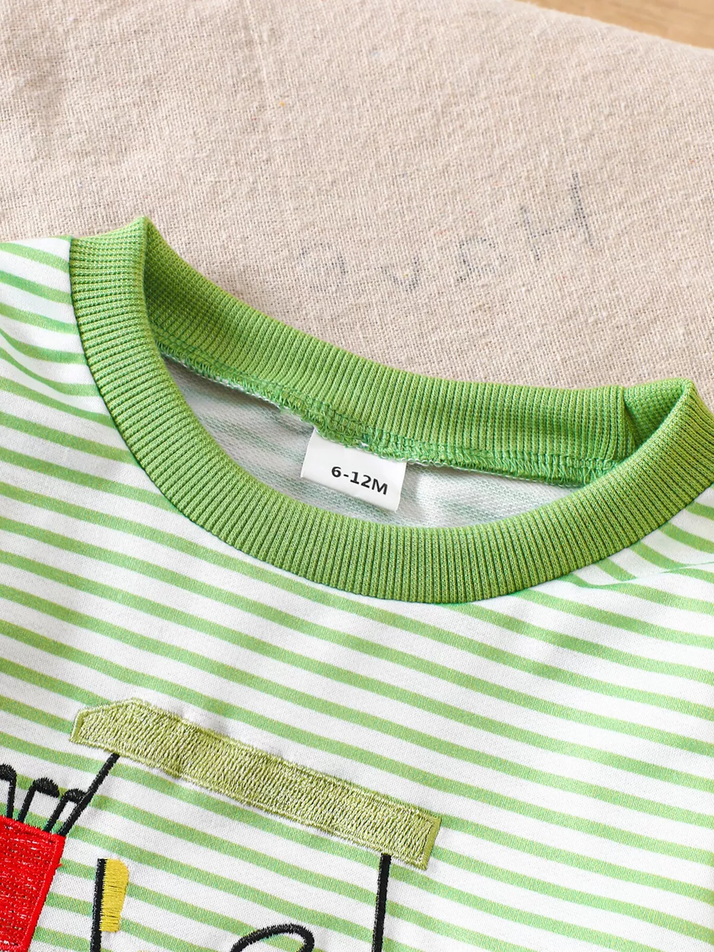 Children's Golf Cart Striped Top and Pants Set, image 3