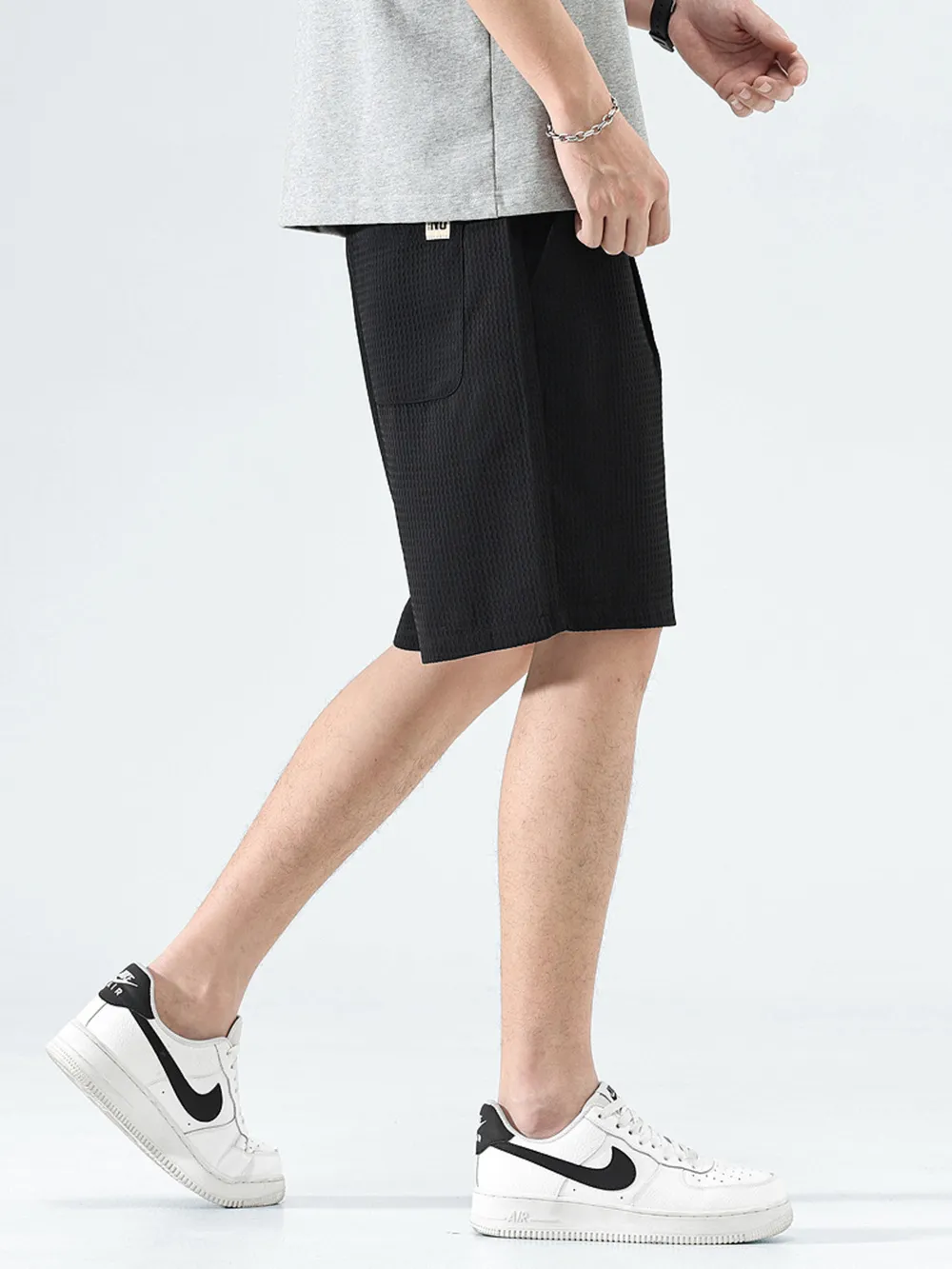 Men's Drawstring Pocketed Shorts, image 8