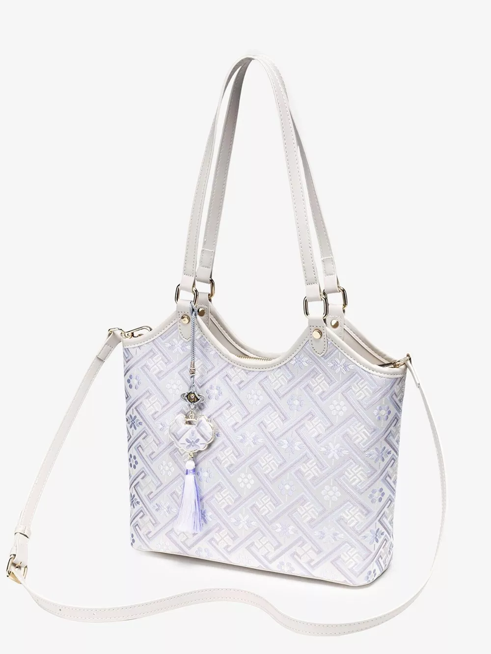 Geometric Pattern Shoulder Bag, image 7