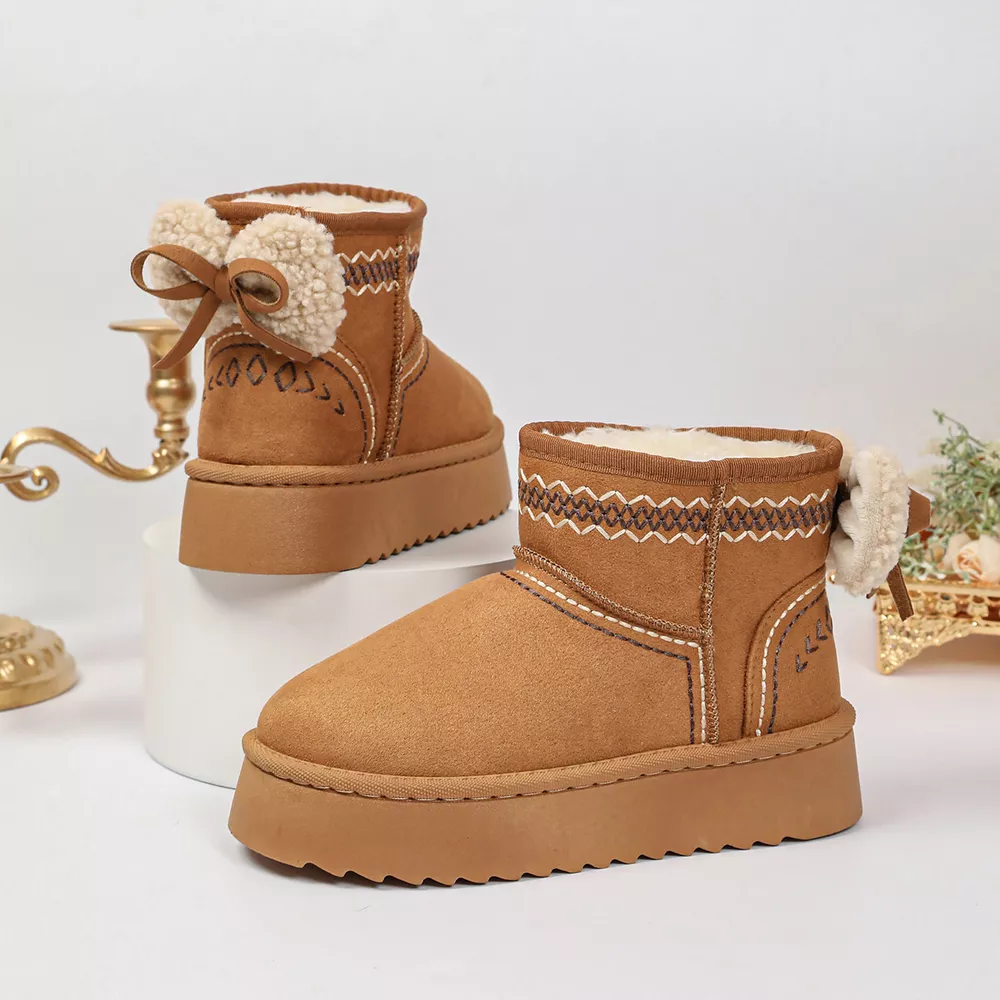 Round Toe Platform Boots, image 4