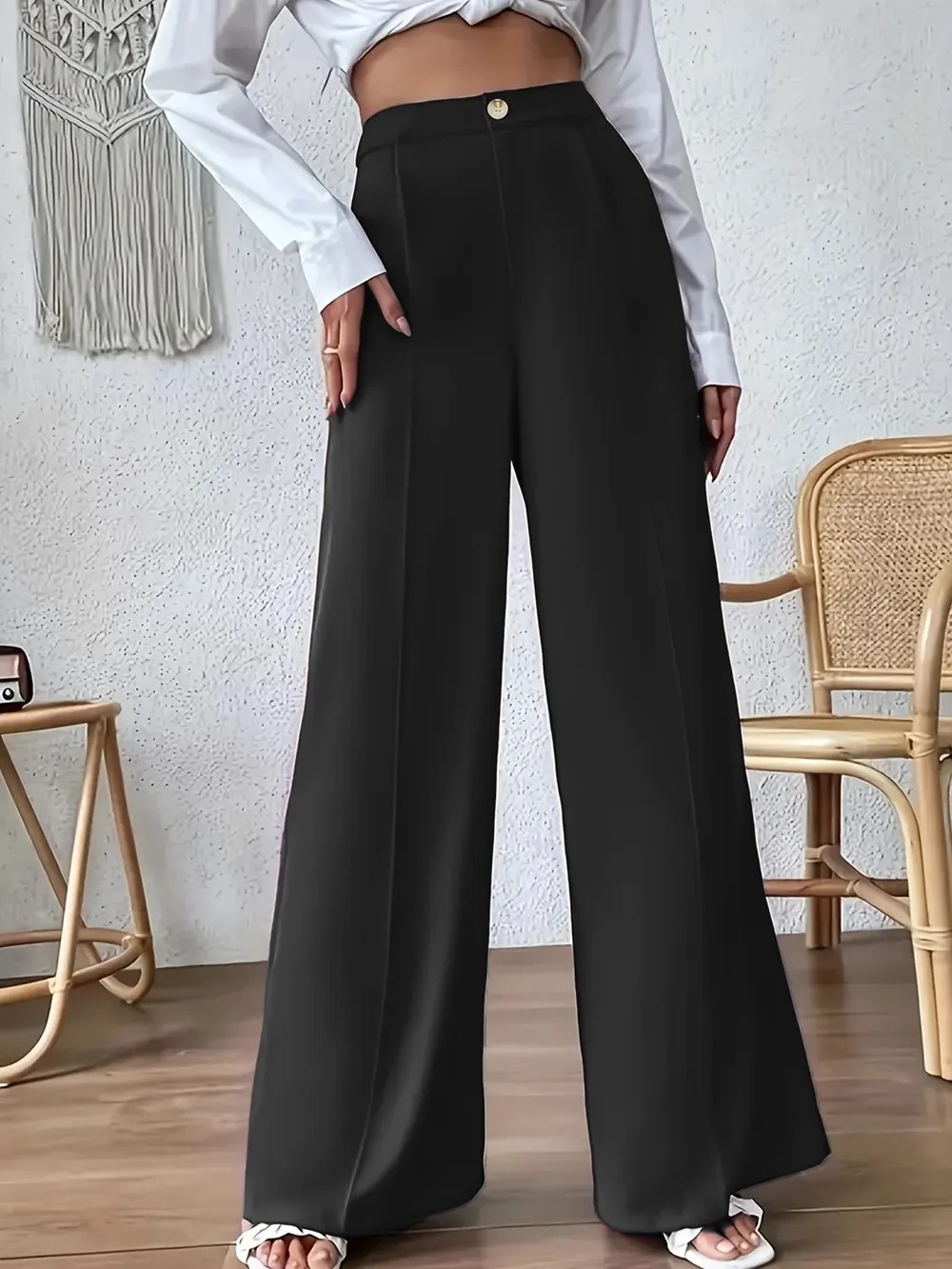 High Waist Wide Leg Pants, image 3