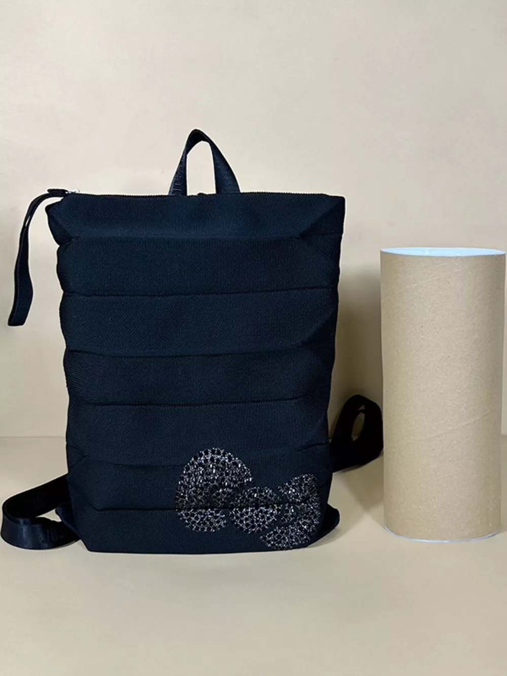 Bow Knit Backpack Bag, image 2