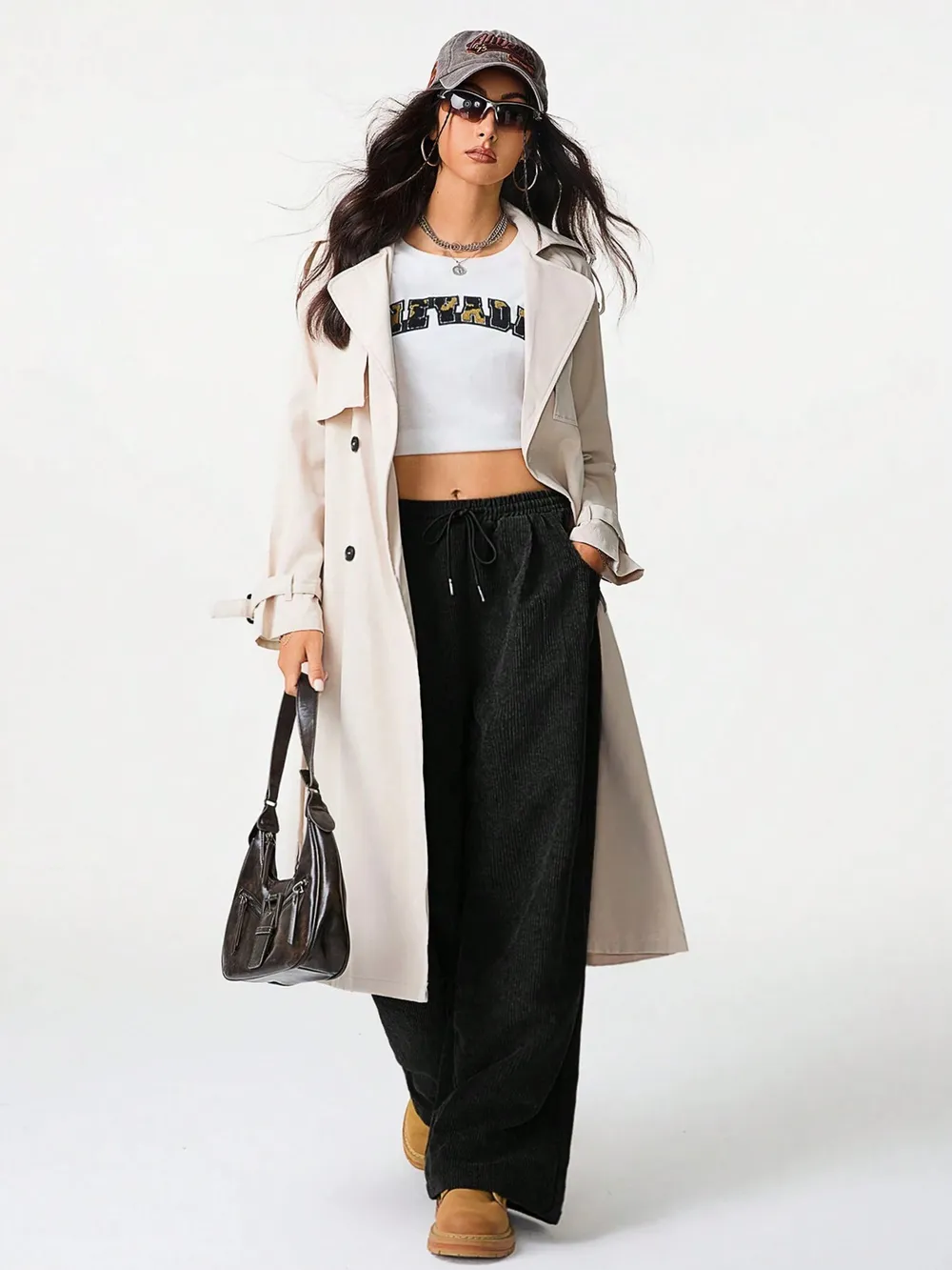 Wide Leg Drawstring Pants, image 15