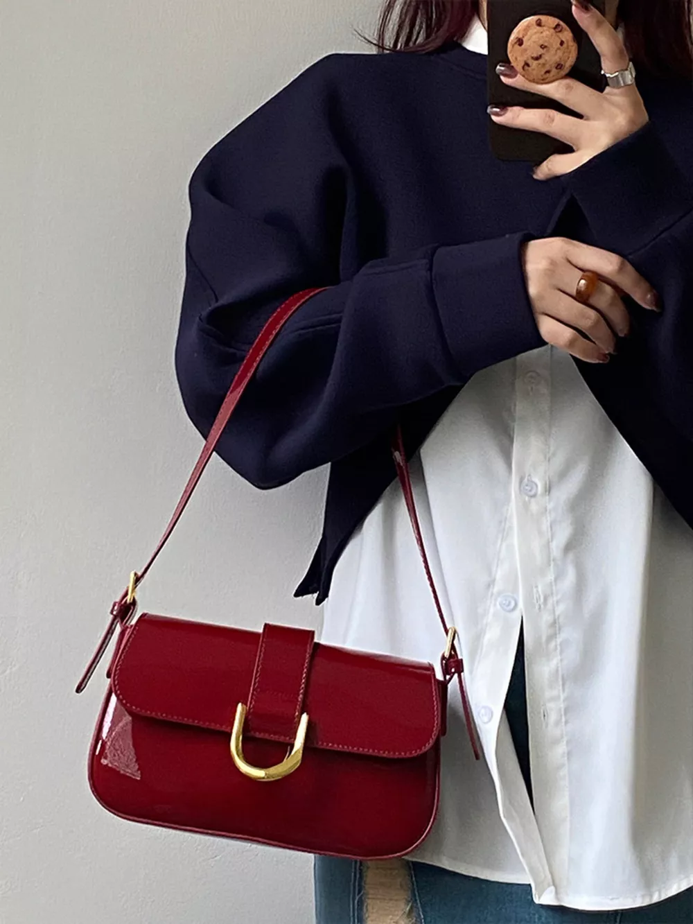 Adjustable Strap Crossbody Bag, image 2