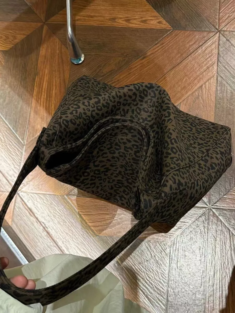 Leopard Print Tote Bag, image 4