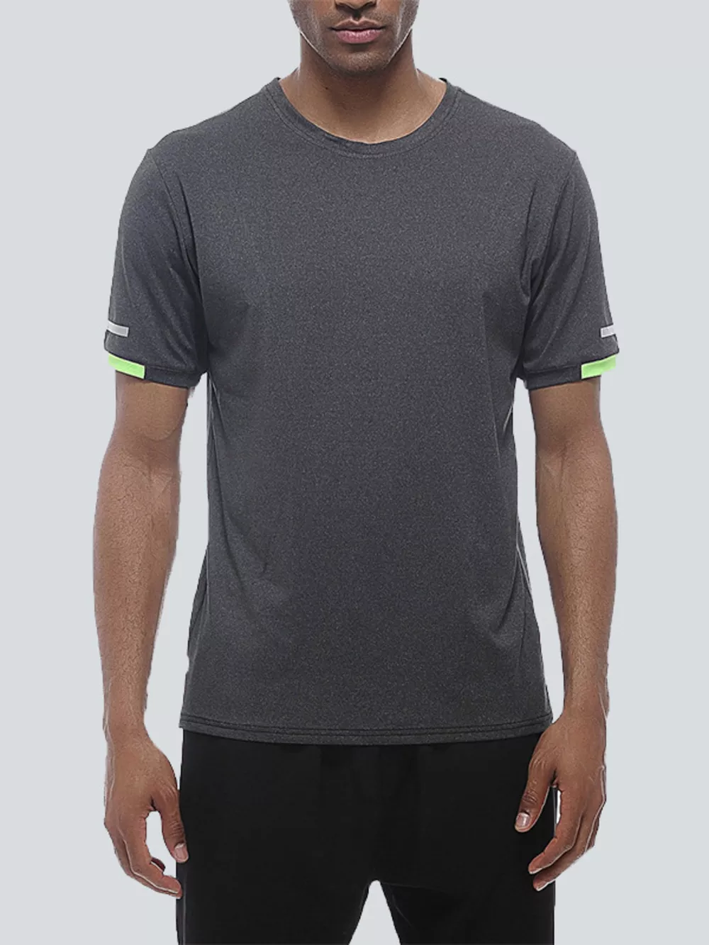 Men's Round Neck Quick-Dry Active T-Shirt