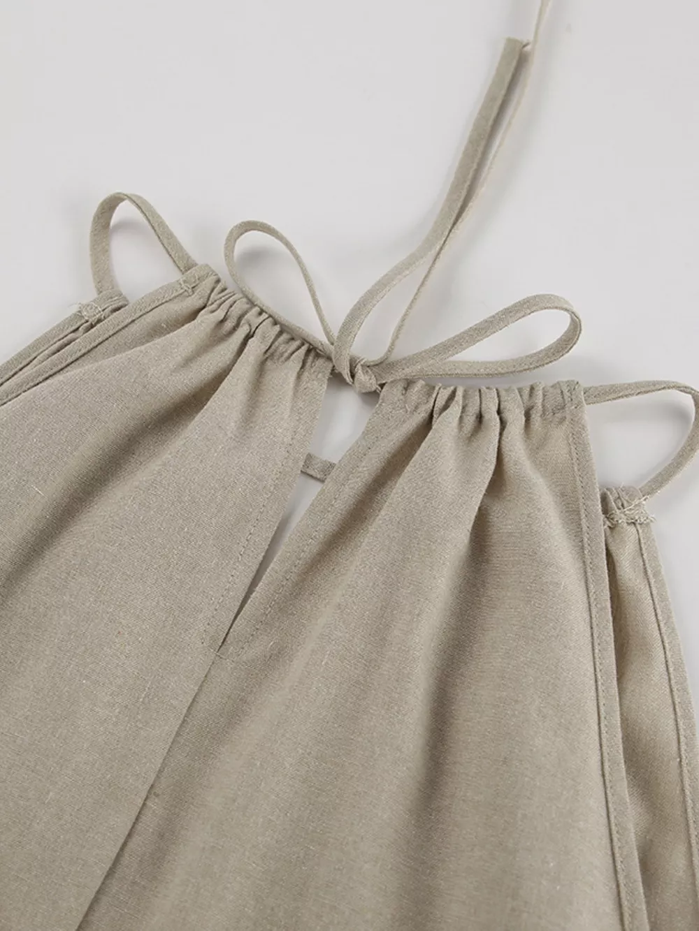 Cutout Tank and Wide Leg Pants Set, image 9