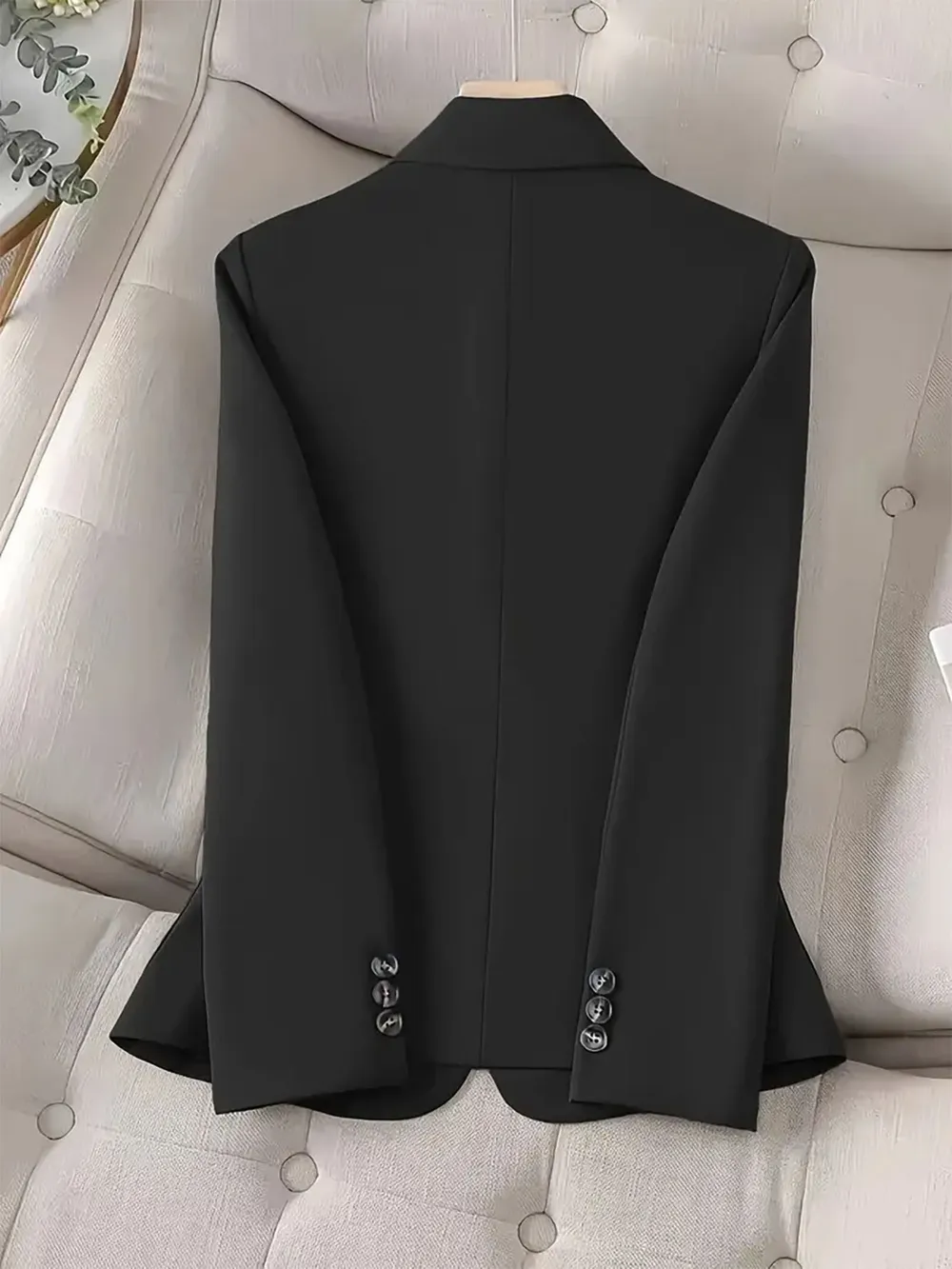 One-Button Blazer with Pockets, image 2
