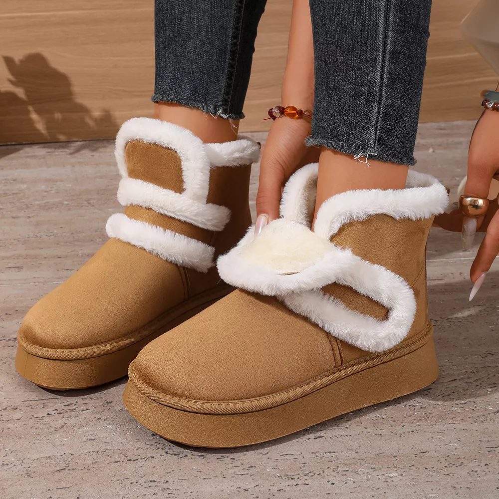 Round Toe Platform Boots, image 4