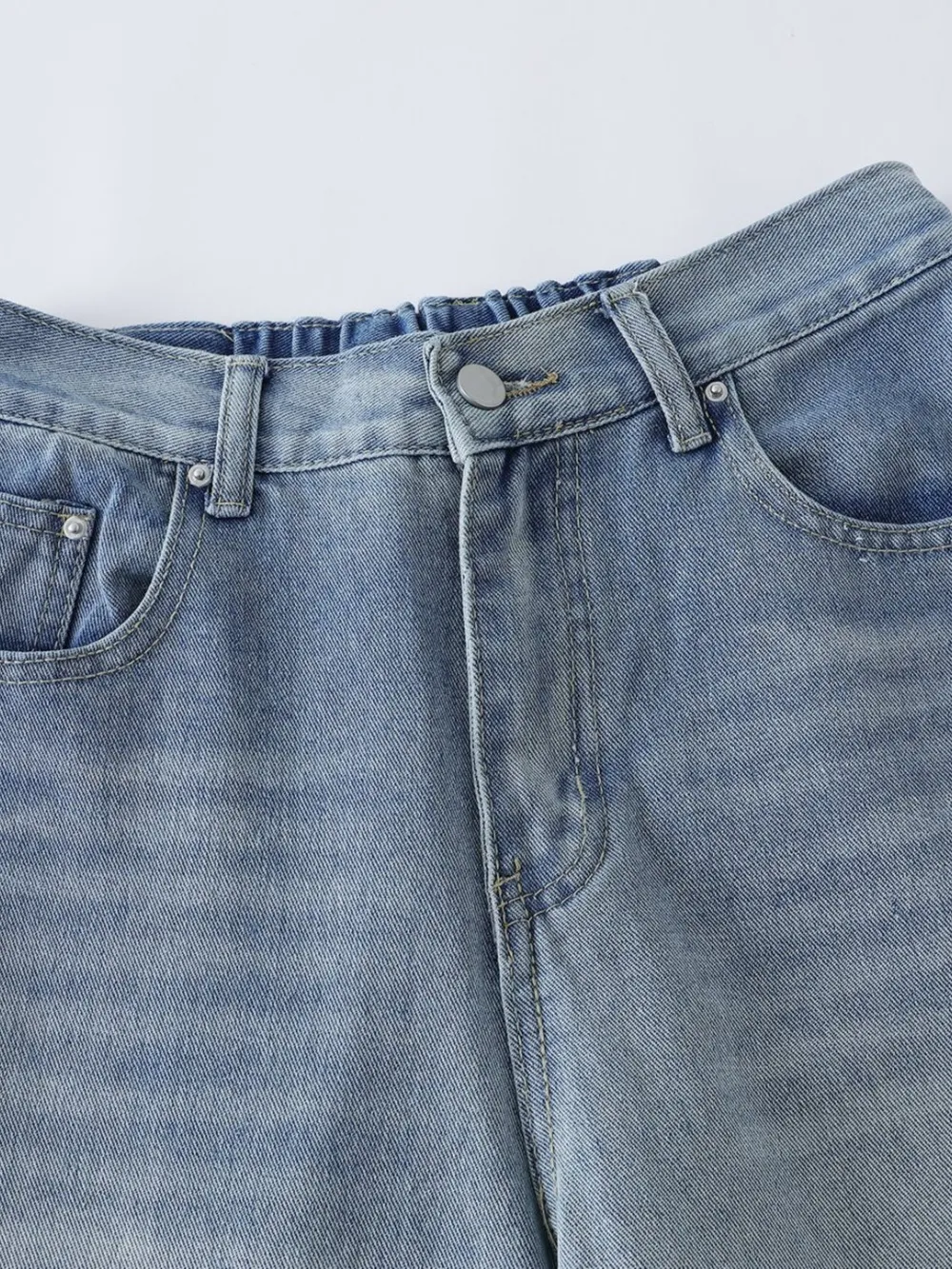 Men's High-Waist Wide Leg Relaxed Fit Jeans, image 8