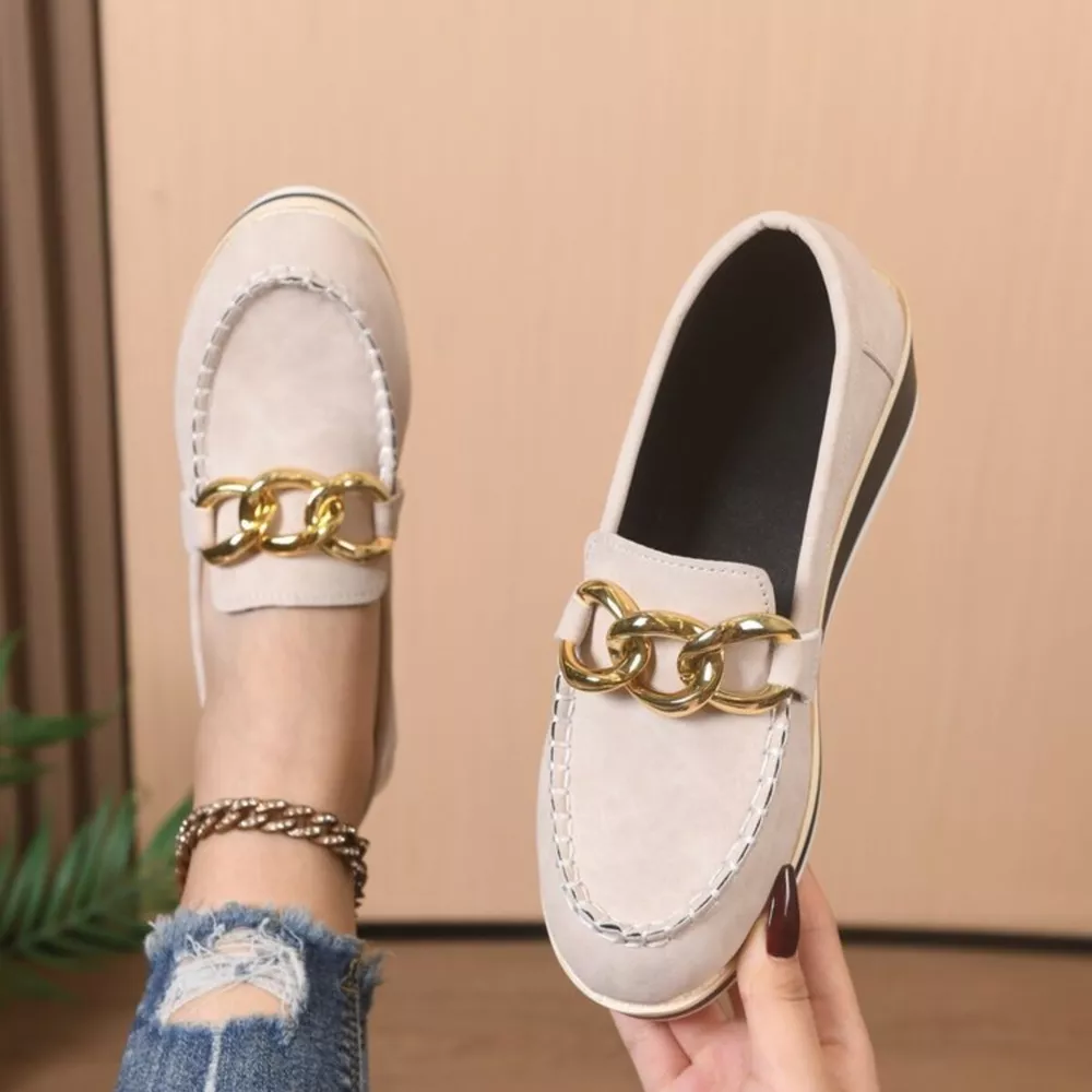 Round Toe Wedge Slip-Ons, image 5