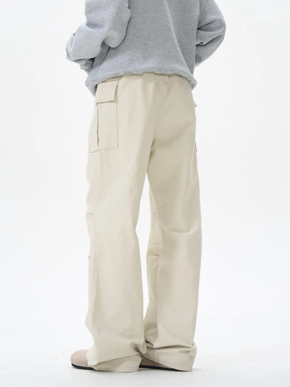 Men's Wide Leg Cargo Pants, image 3