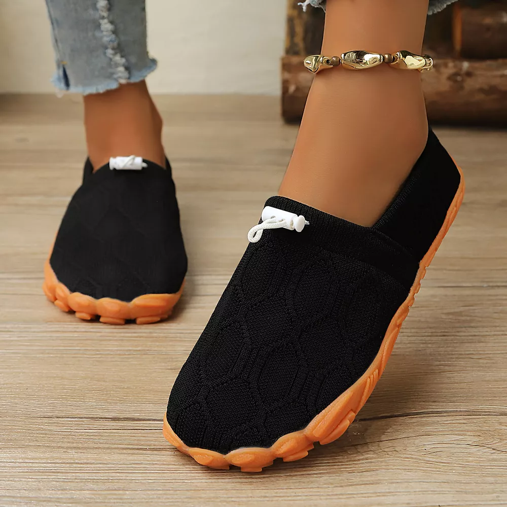 Round Toe Drawstring Slip-Ons, image 4