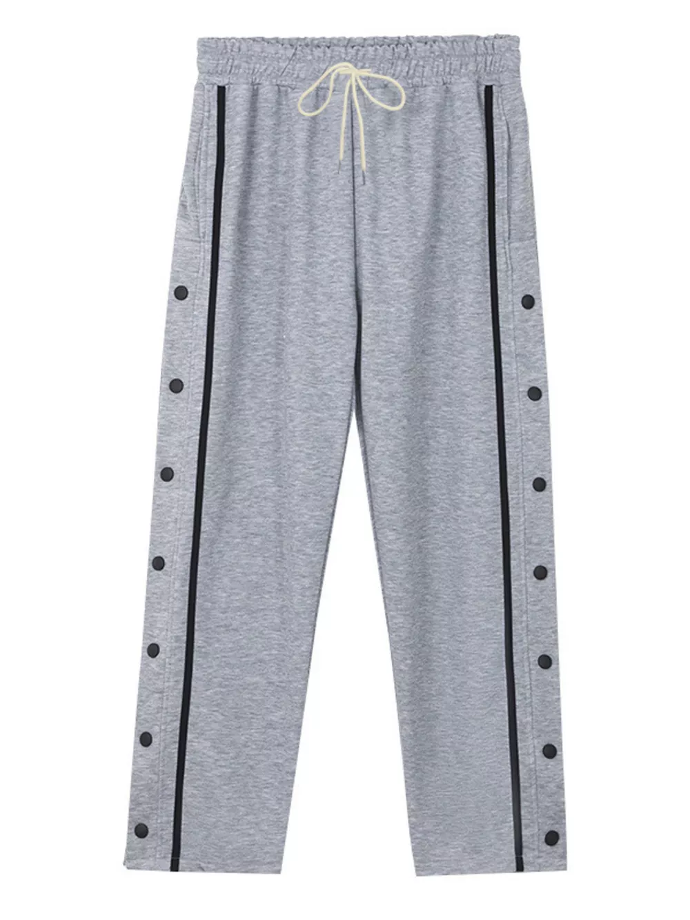 Men's Full Size Side Snap Button Pants Plus Size, image 18