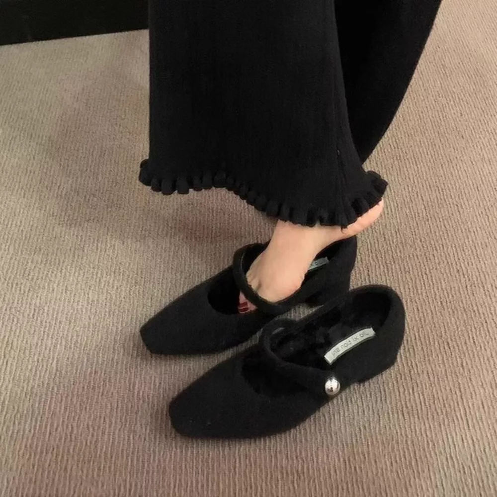 Elegant Block Heel Mary Jane Loafers, image 2