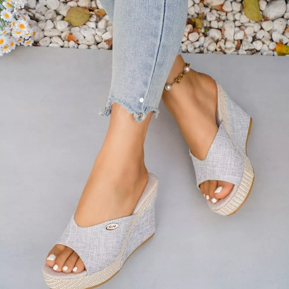 Open Toe Wedge Sandals, image 6