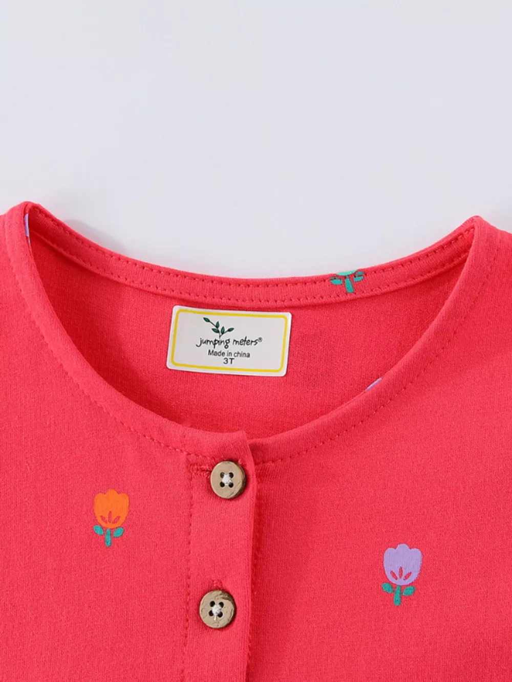 Children's Dinosaur Button-Front Dress, image 3