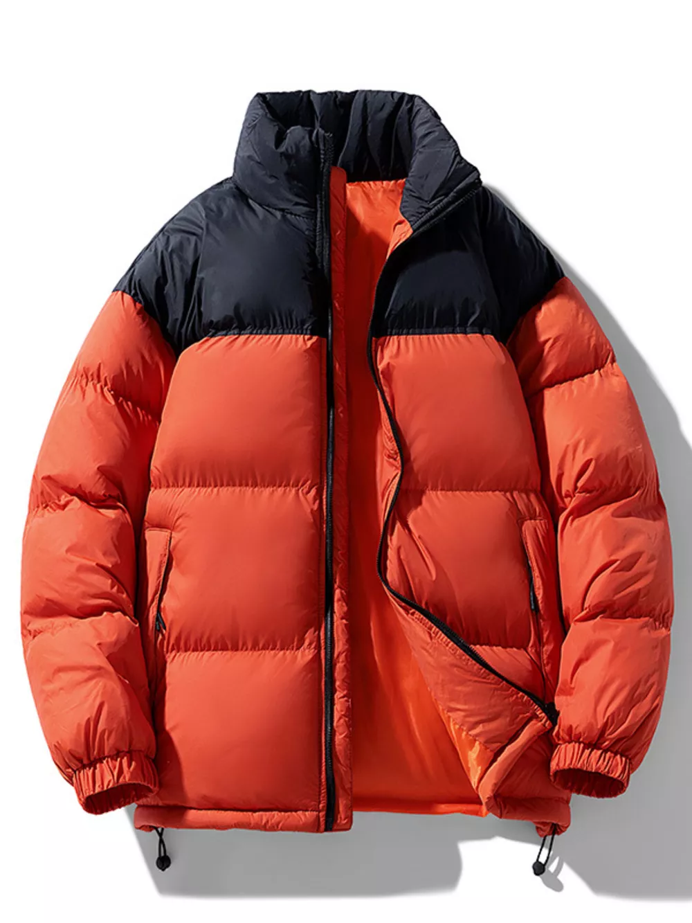 Men's Full Size Padded Zip Up Puffer Jacket Plus Size, image 3