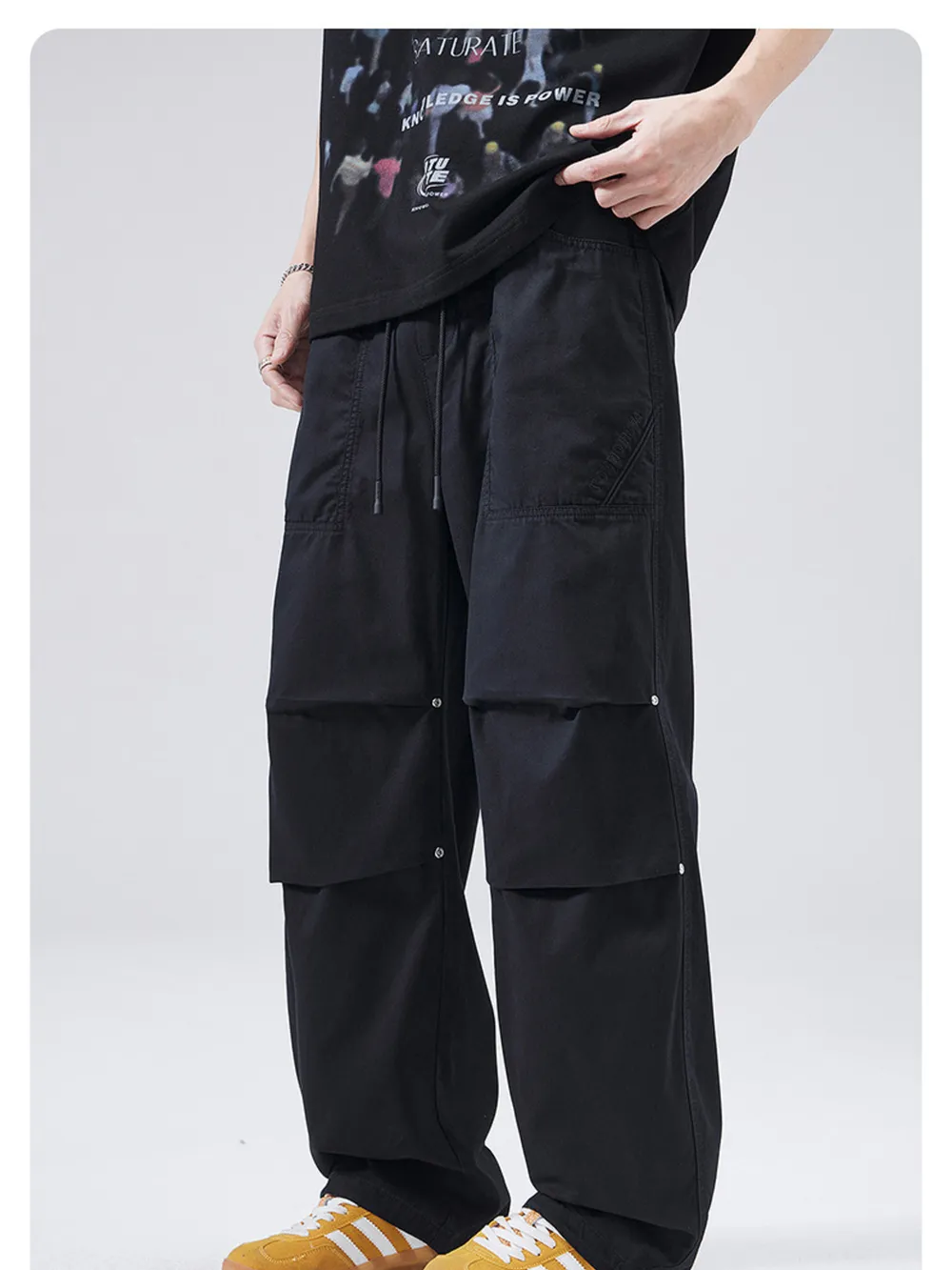 Men's Wide Leg Pants