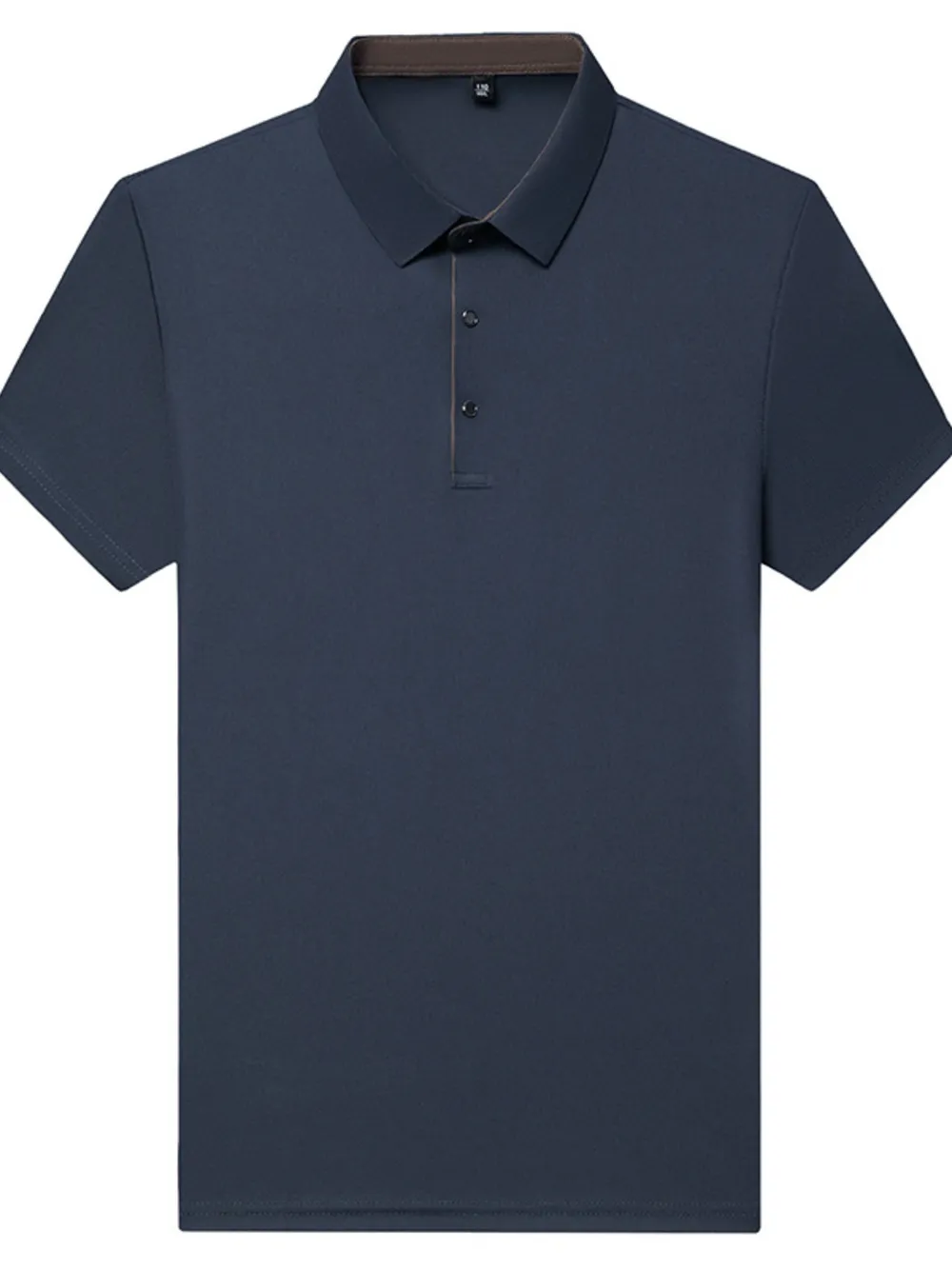 Men's Plus Size Button Detail Short Sleeve Polo, image 7