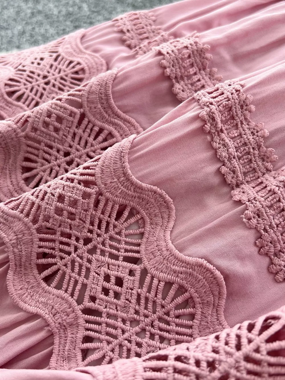 Drawstring Lace Tiered Skirt, image 8
