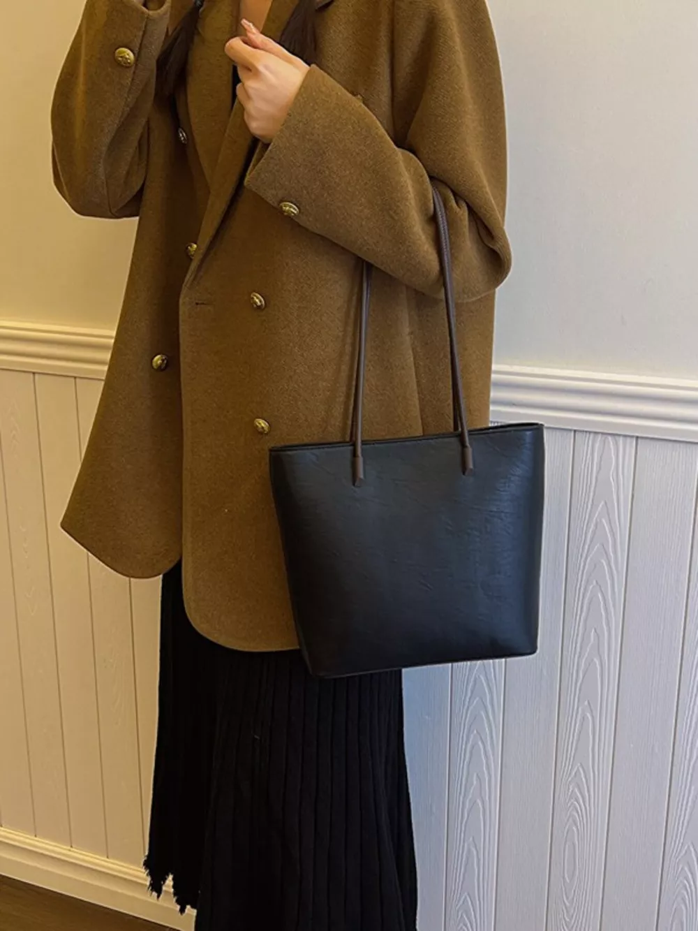 PU Leather Tote Bag, image 5