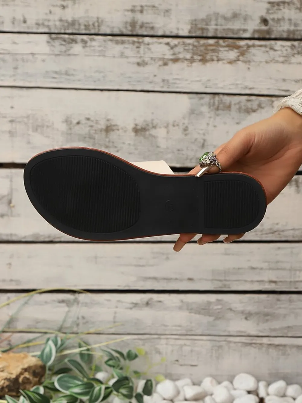 Toe Loop Flat Sandals, image 8