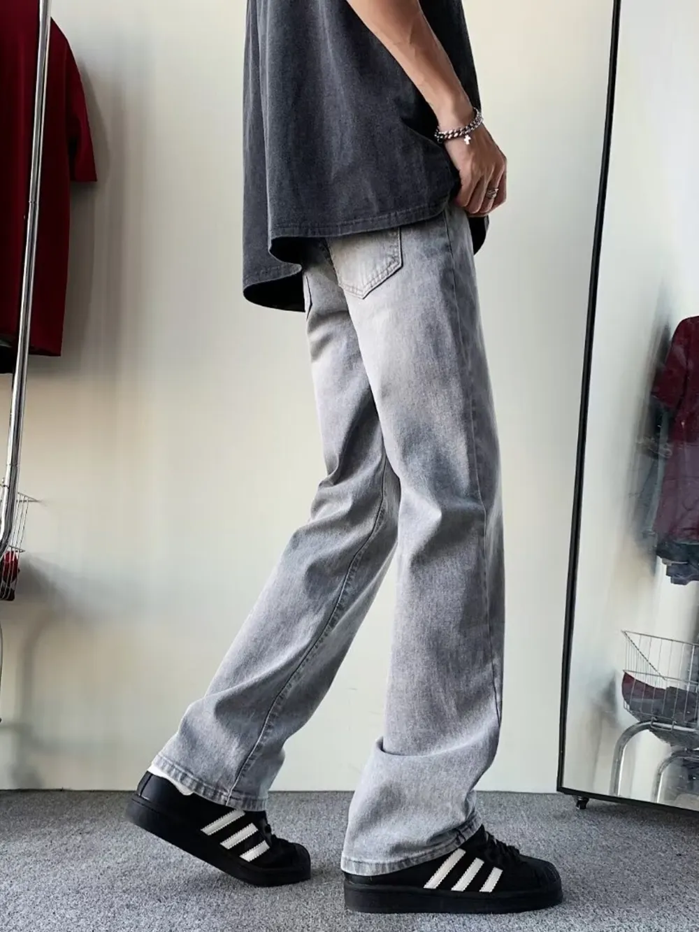 Men's Full Size Loose Fit Jeans Plus Size, image 4