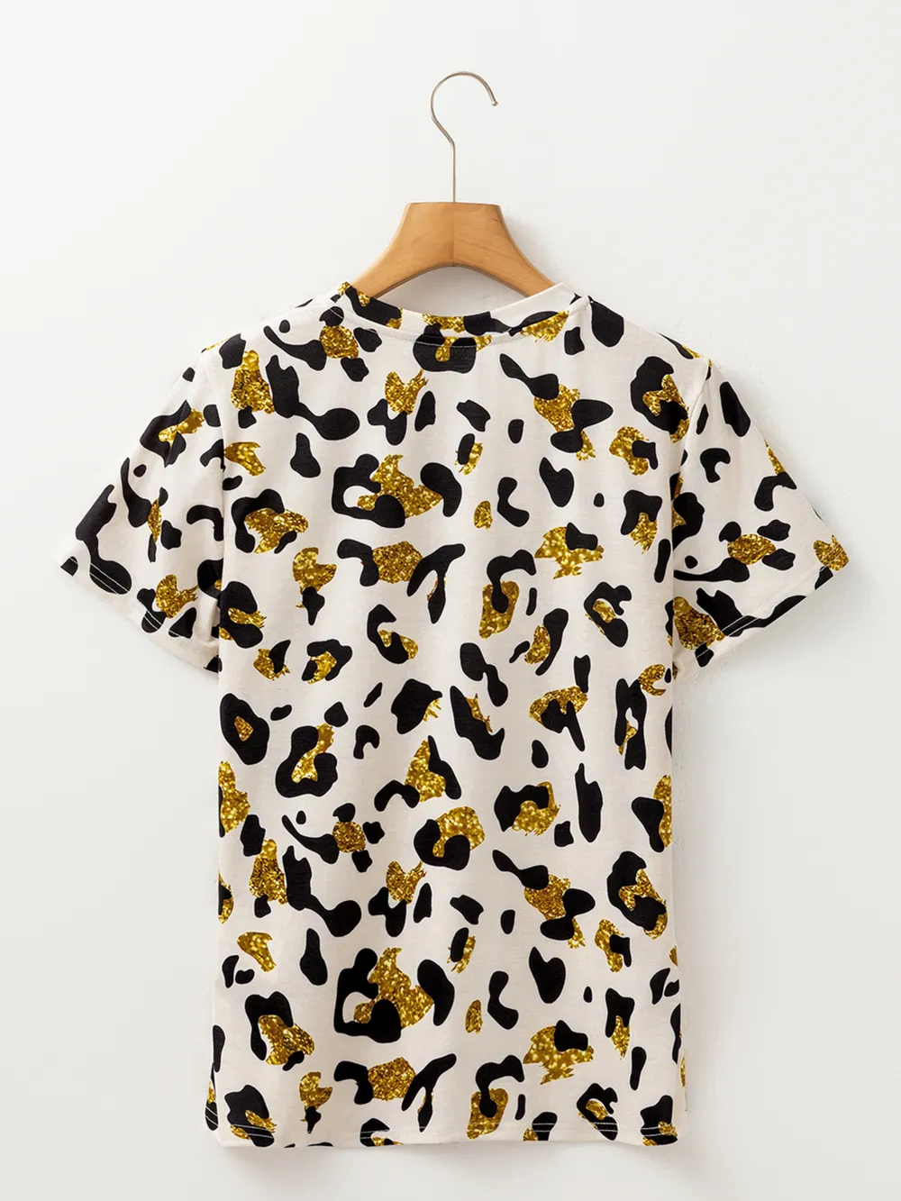Leopard Print Short Sleeve T-Shirt, image 7