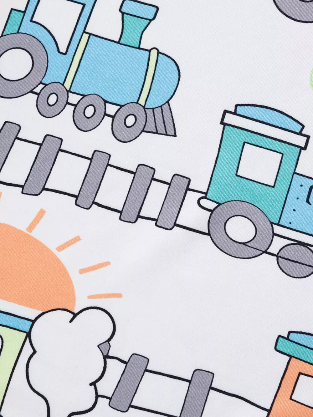 Children's Train Print Short Sleeve T-Shirt, image 5