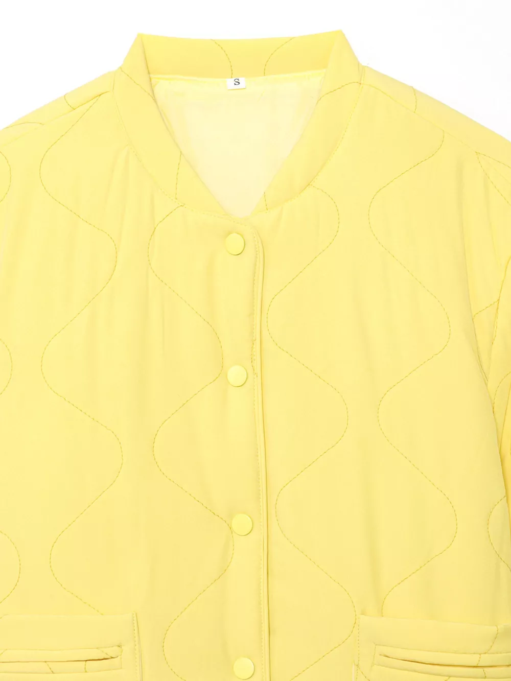 Quilted Lightweight Snap Down Puffer Jacket, image 6