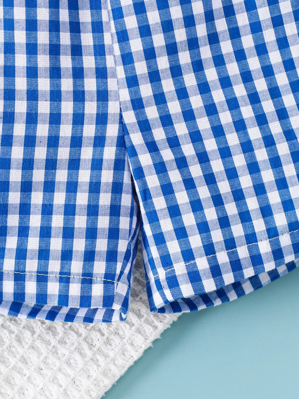 Children's Teacher Graphic Tee & Gingham Shorts Set, image 7