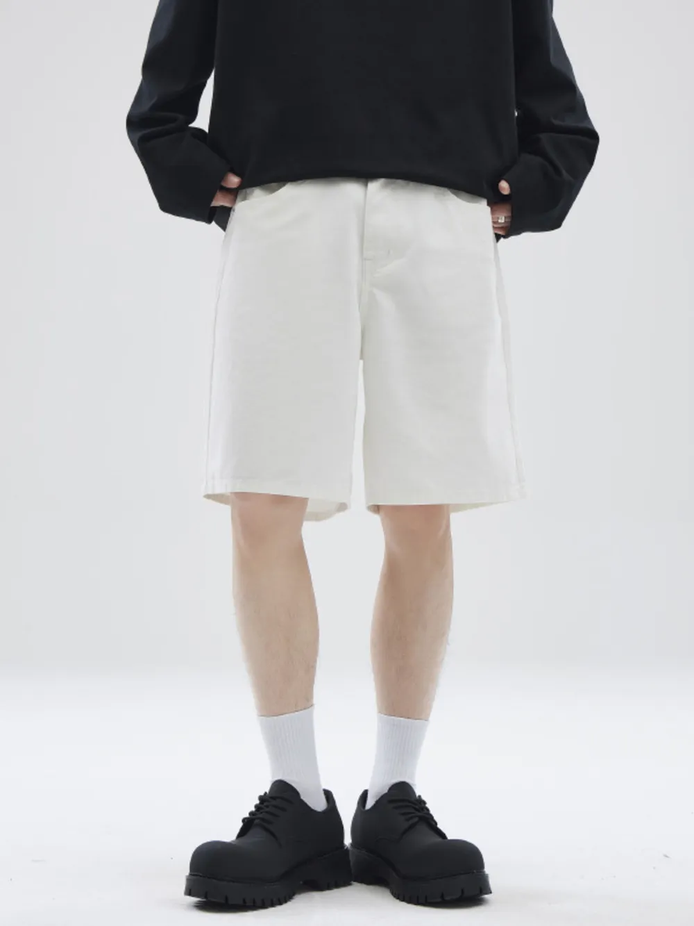 Men's Full Size Wide-Leg Shorts Plus Size, image 8