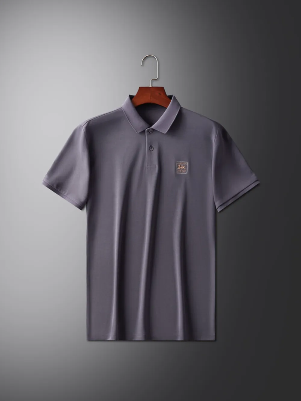 Men's Plus Size Breathable Short Sleeve Polo, image 6
