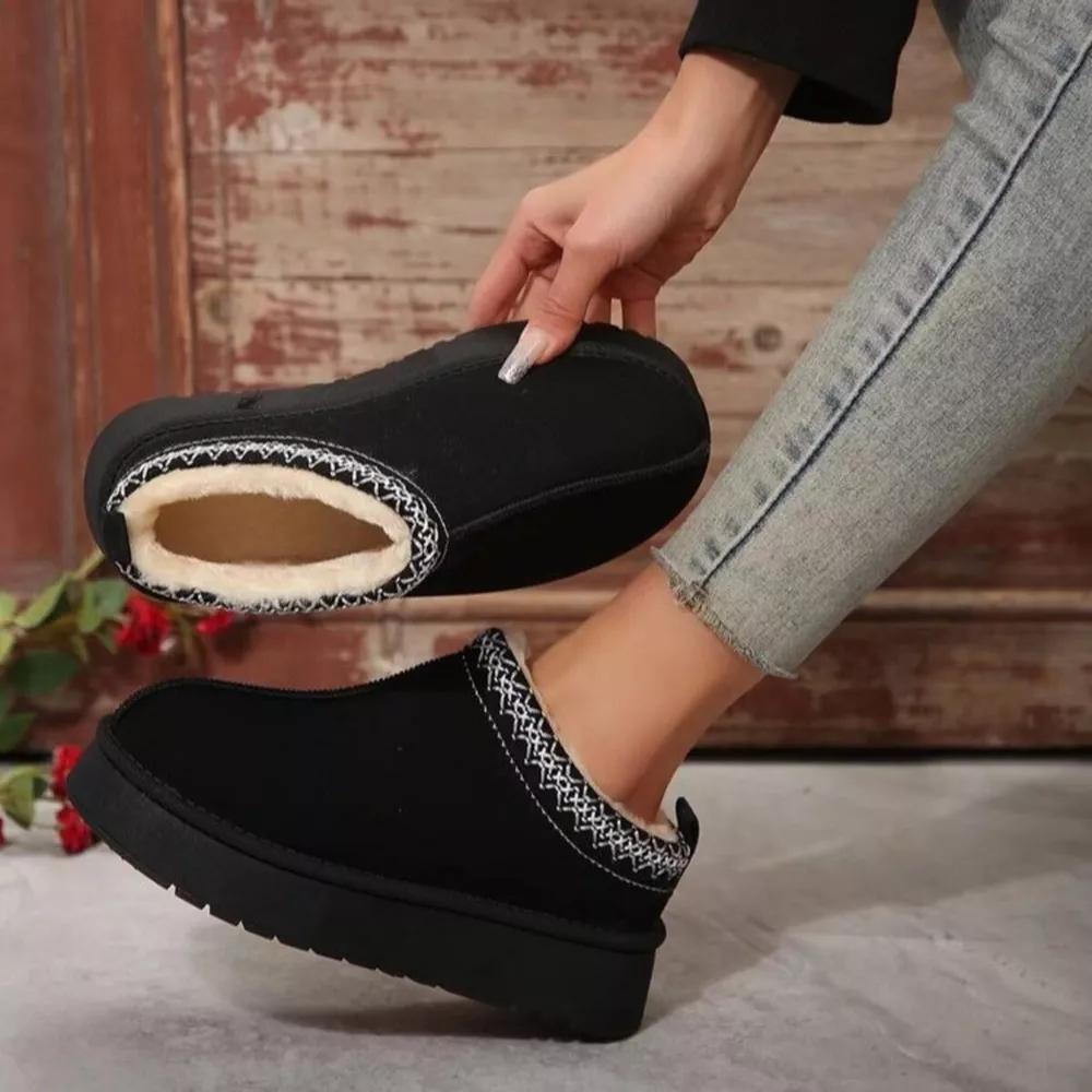 Round Toe Platform Slip-Ons, image 2
