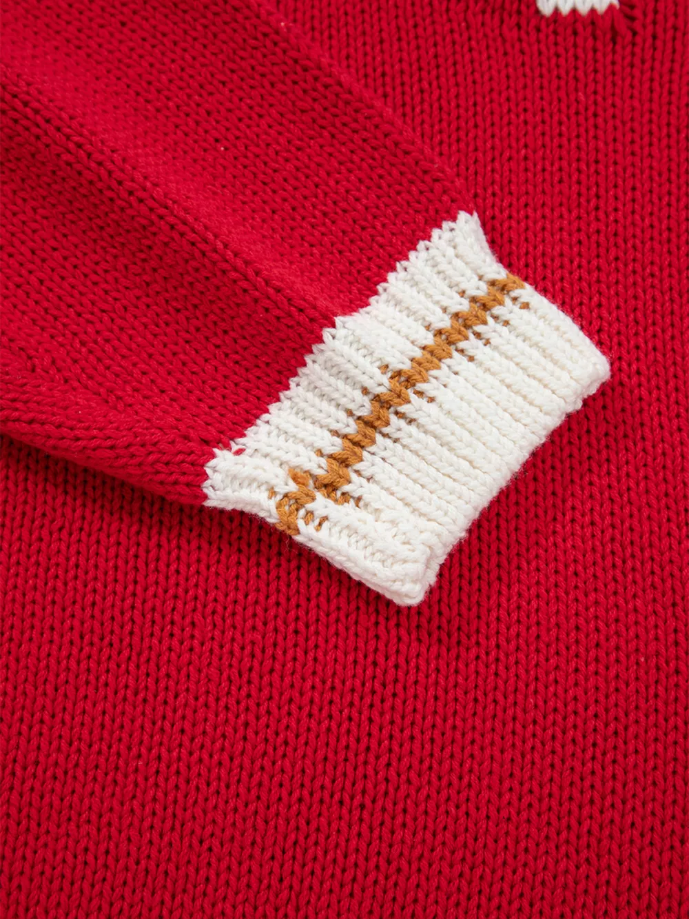 MERRY Contrast Edge Drop Shoulder Christmas Sweater, image 7