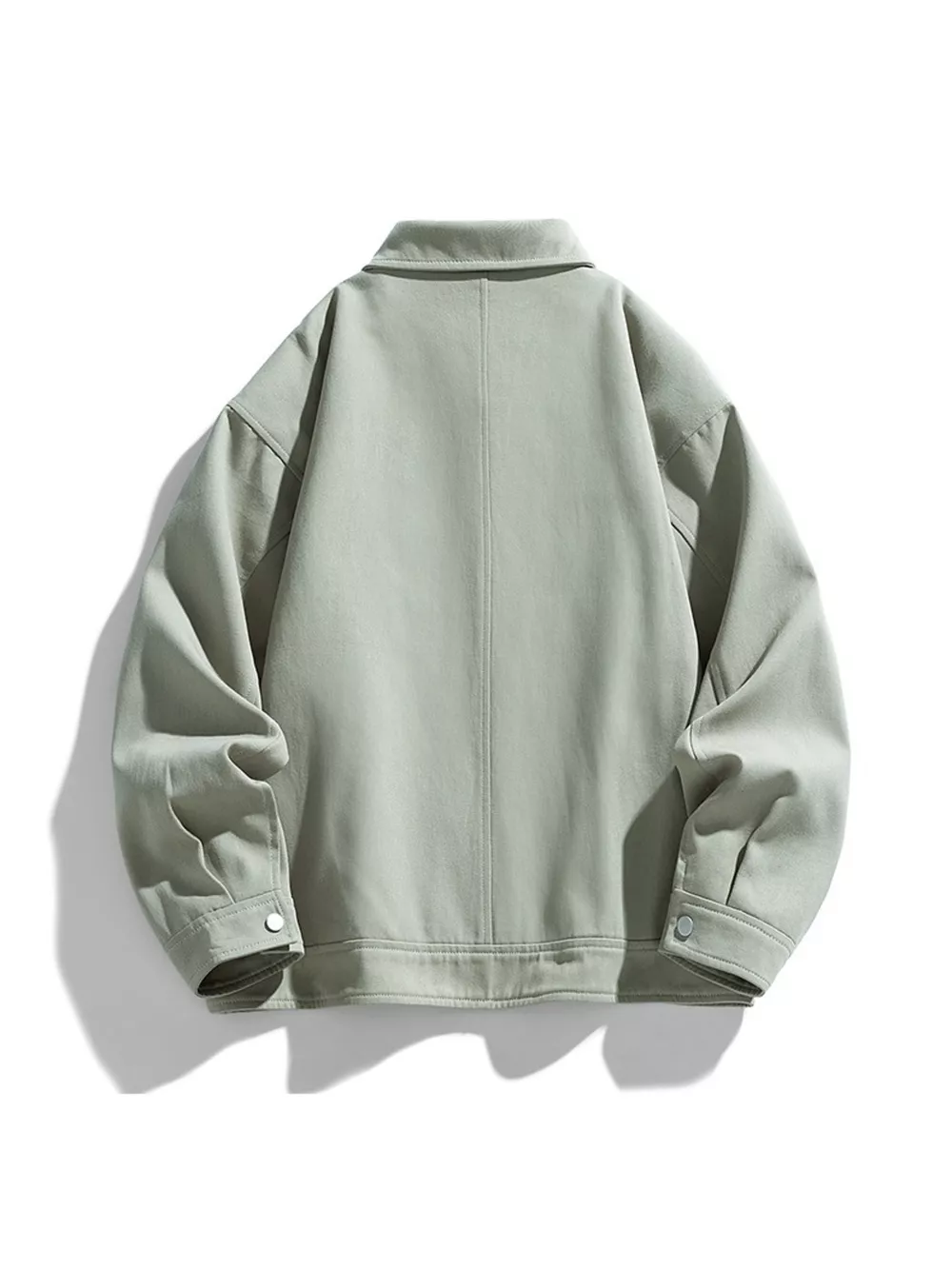 Men's Plus Size Casual Snap-Down Jacket, image 7