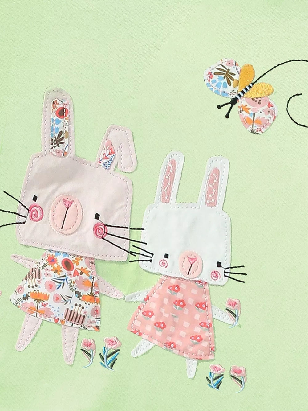 Children's Cartoon Bunny Short Sleeve Tee, image 4
