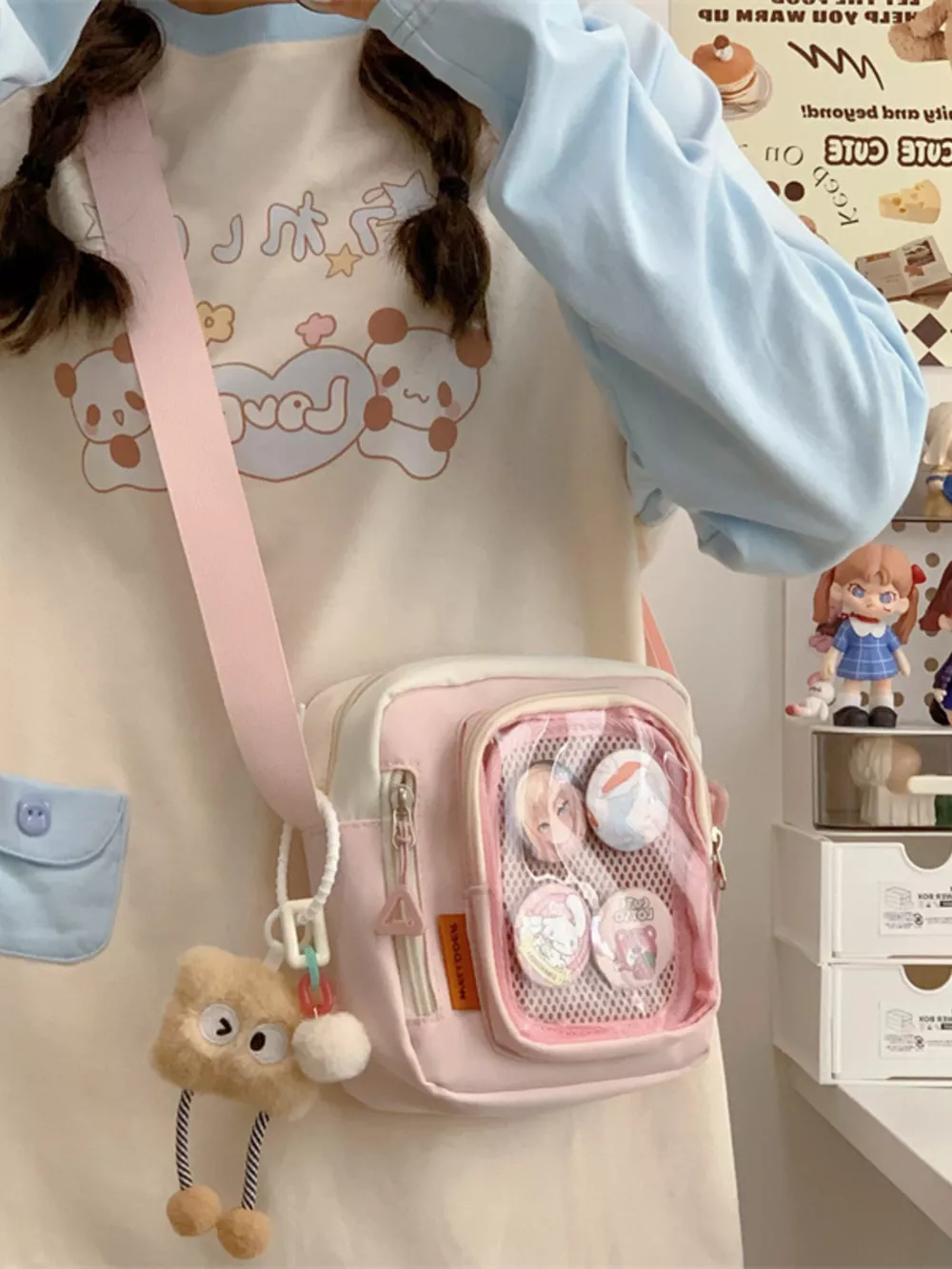 Badge Display Crossbody Bag, image 6