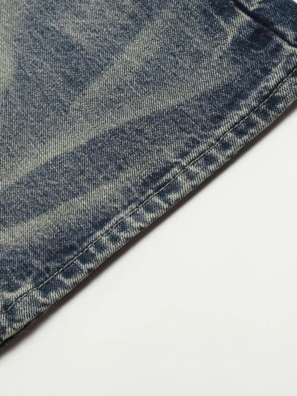 Men's Distressed Flare Jeans, image 2
