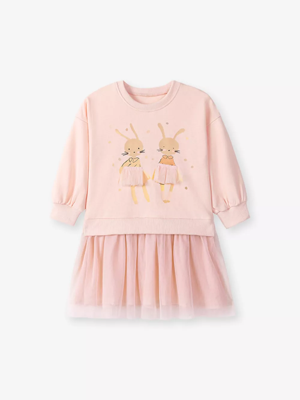 Children's Bunny Tulle Layered Dress, image 2