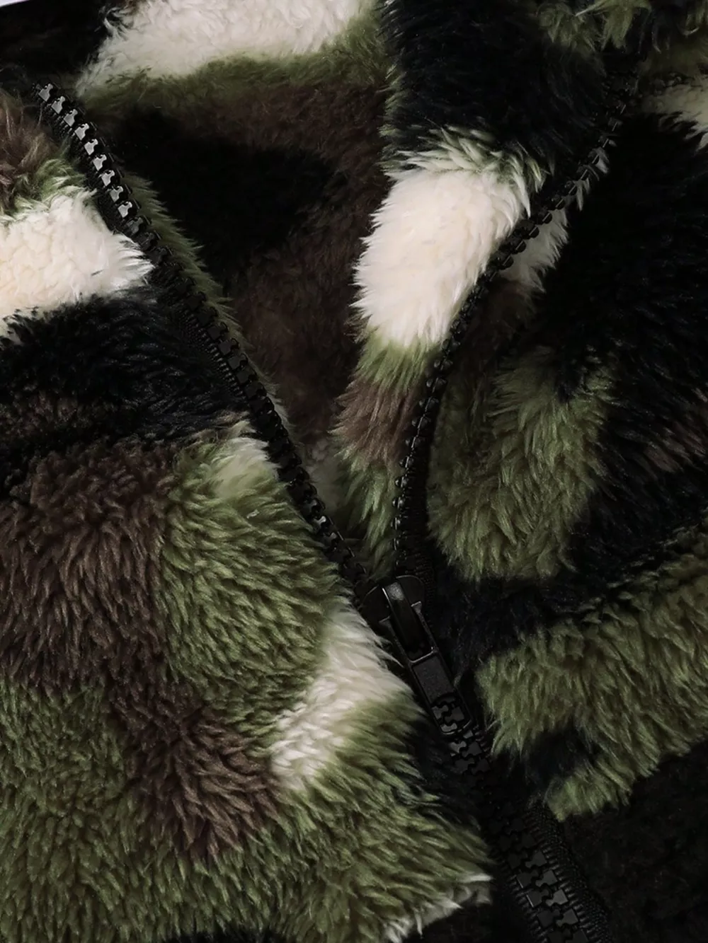 Children's Camouflage Plush Hooded Jacket, image 5