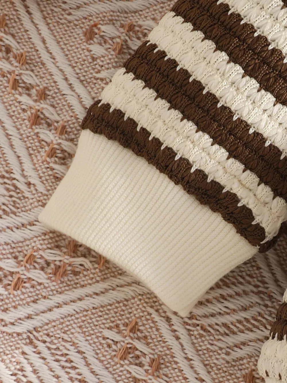 Children's Striped Knit Top and Pants Set, image 6