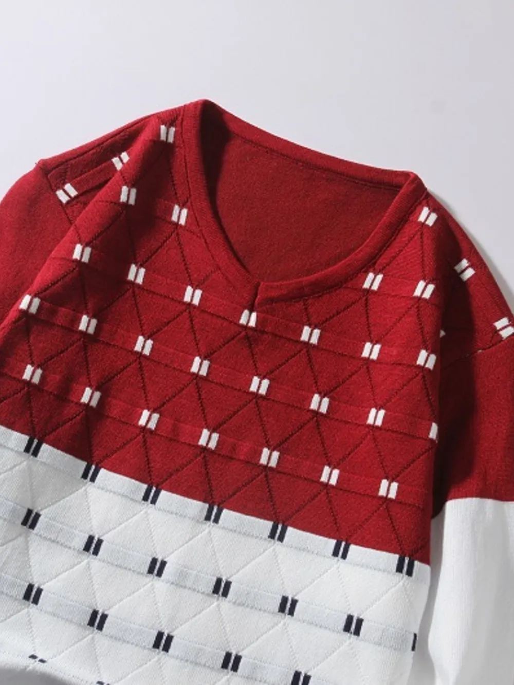 Men's V-Neck Long Sleeve Sweater, image 8