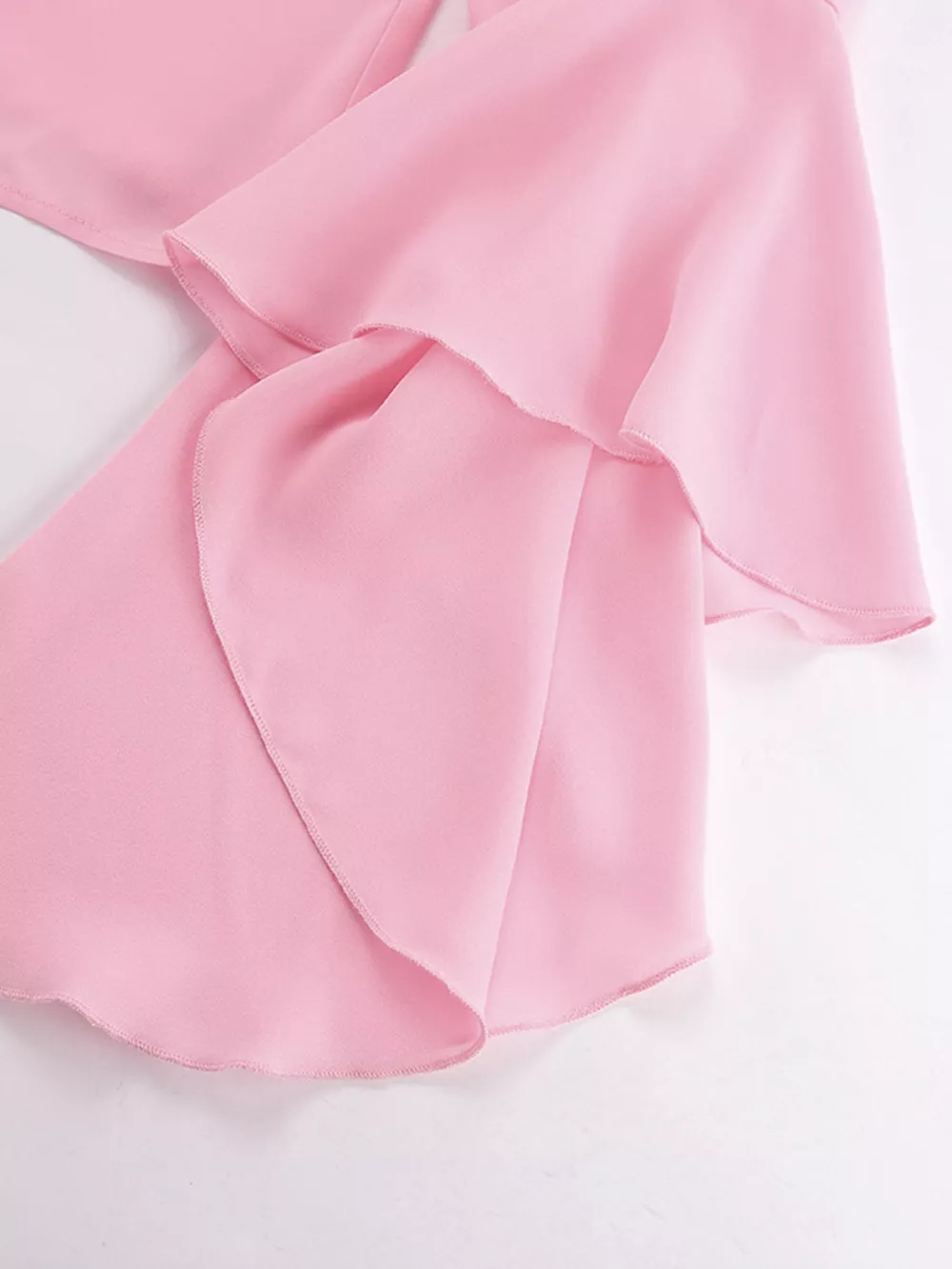 Ruffle Trim Flounce Sleeve Blouse, image 6