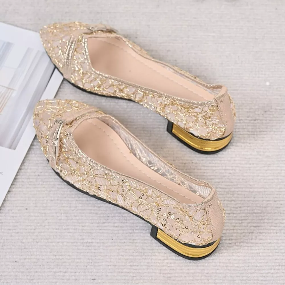 Point Toe Block Heels Loafers, image 3