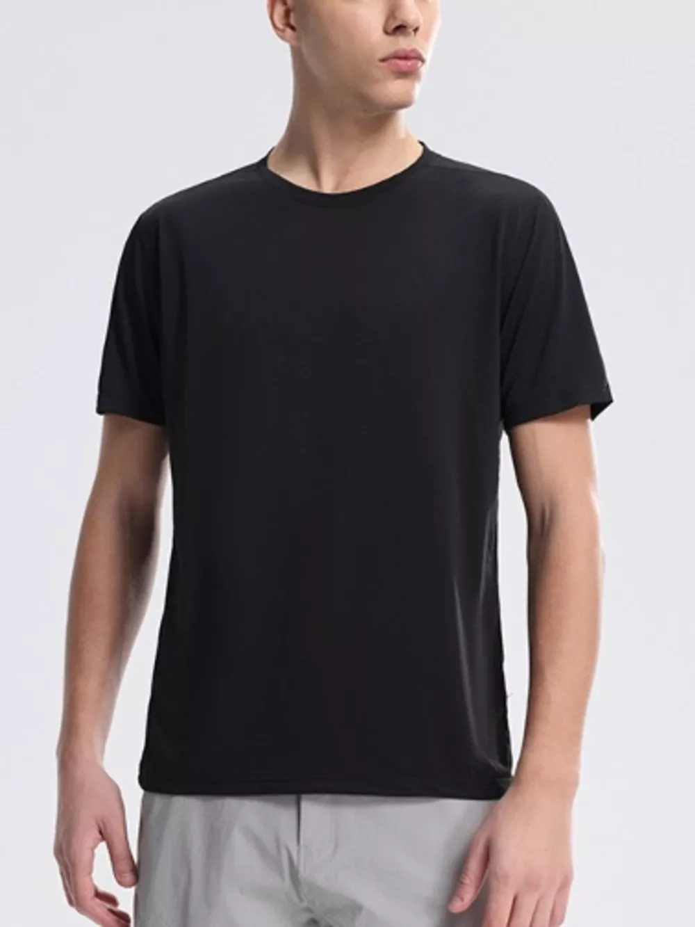 Men's Full Size Lightweight Breathable Short Sleeve T-Shirt Plus Size