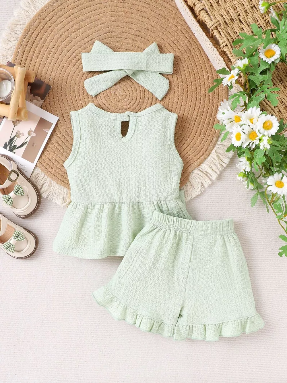 Children's Bow Tank and Shorts Set, image 8