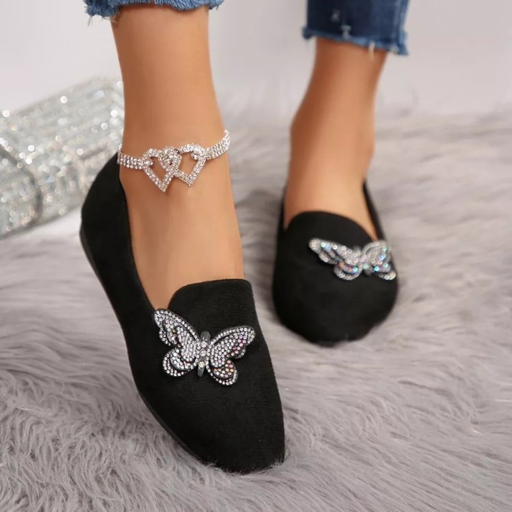 Butterfly Decor Slip-Ons, image 3