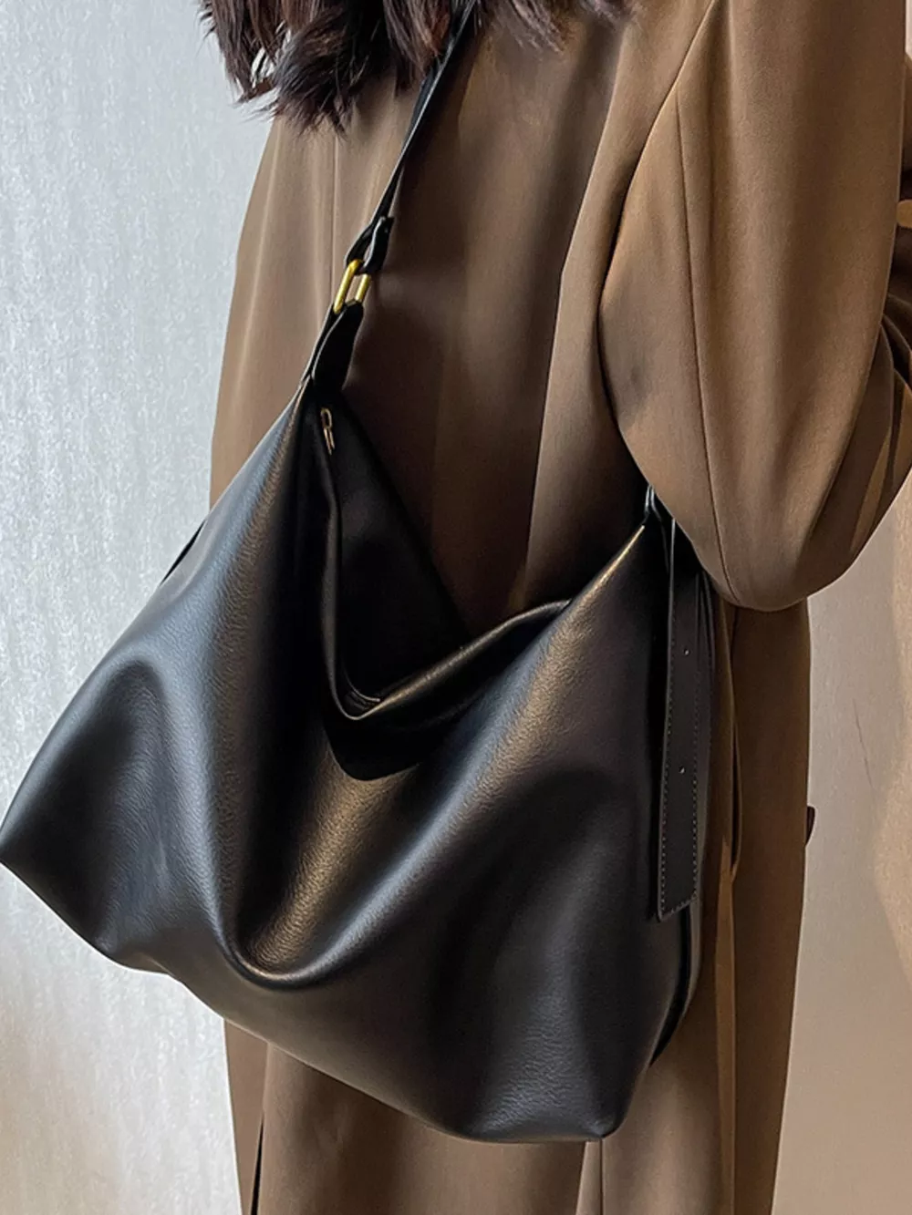 PU Leather Adjustable Strap Bag, image 4